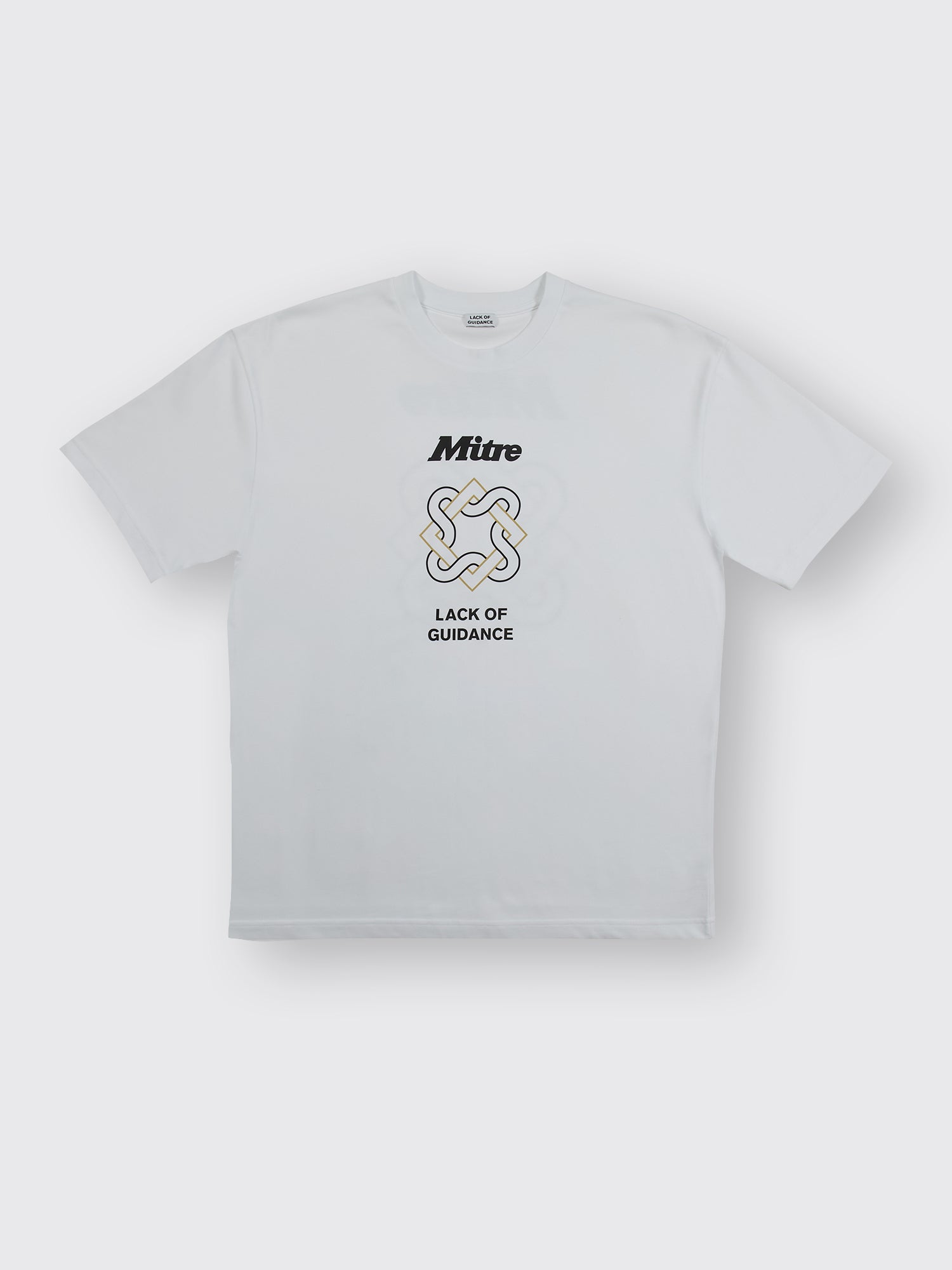 lack of guidance x mitre t-shirt
